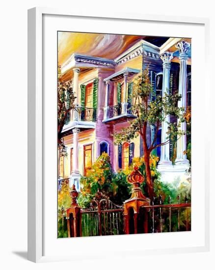 Garden District Sunset-Diane Millsap-Framed Art Print