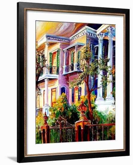 Garden District Sunset-Diane Millsap-Framed Art Print