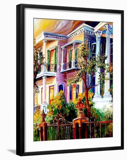 Garden District Sunset-Diane Millsap-Framed Art Print