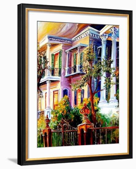 Garden District Sunset-Diane Millsap-Framed Art Print