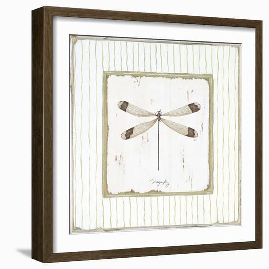 Garden Dragonfly-Jan Cooley-Framed Art Print