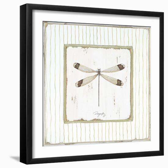 Garden Dragonfly-Jan Cooley-Framed Art Print