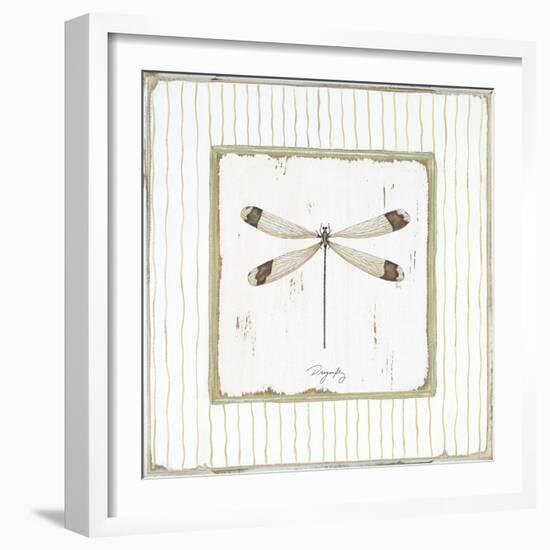 Garden Dragonfly-Jan Cooley-Framed Art Print