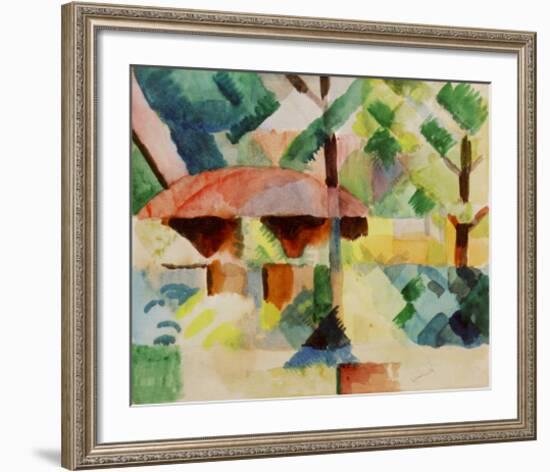 Garden Entrance 1914-Auguste Macke-Framed Giclee Print