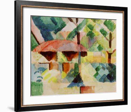 Garden Entrance 1914-Auguste Macke-Framed Giclee Print