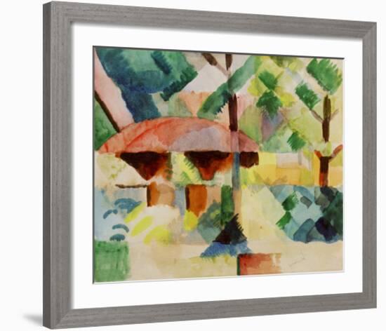 Garden Entrance 1914-Auguste Macke-Framed Giclee Print