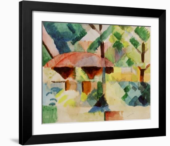 Garden Entrance 1914-Auguste Macke-Framed Giclee Print