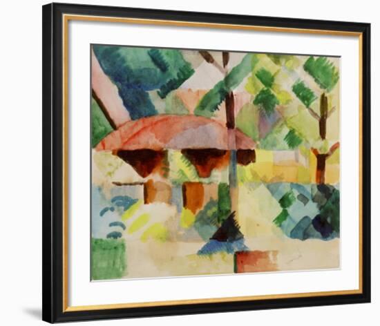 Garden Entrance 1914-Auguste Macke-Framed Giclee Print