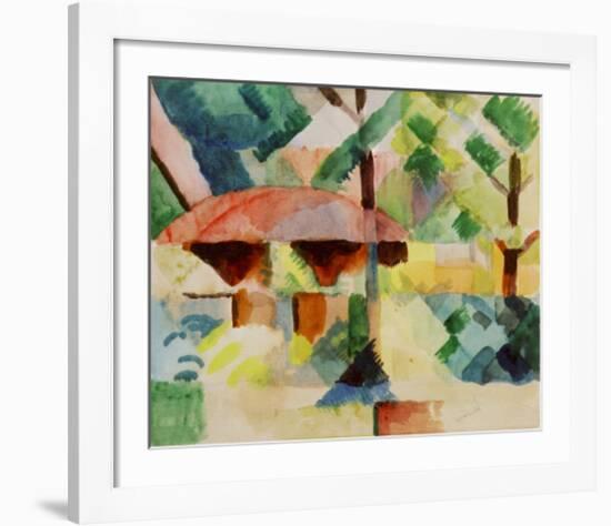 Garden Entrance 1914-Auguste Macke-Framed Giclee Print