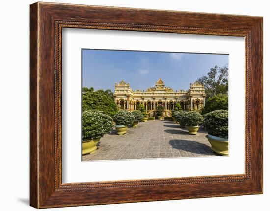 Garden Entrance to the Vinh Trang Pagoda, My Tho, Vietnam, Indochina, Southeast Asia, Asia-Michael Nolan-Framed Photographic Print