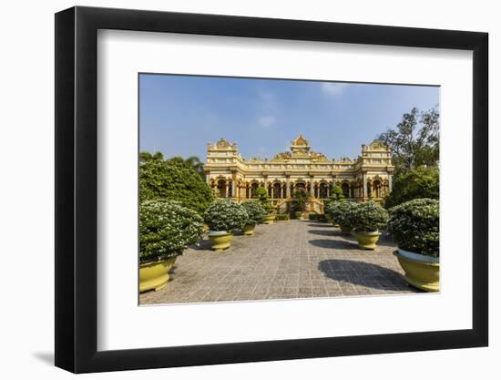 Garden Entrance to the Vinh Trang Pagoda, My Tho, Vietnam, Indochina, Southeast Asia, Asia-Michael Nolan-Framed Photographic Print