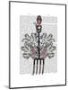 Garden Fork and Berries-Fab Funky-Mounted Art Print