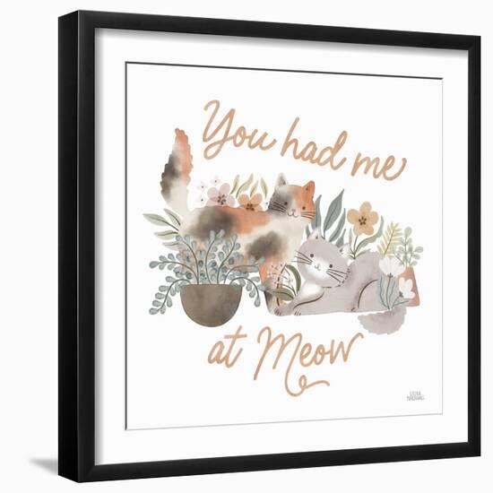 Garden Friends II-Laura Marshall-Framed Art Print