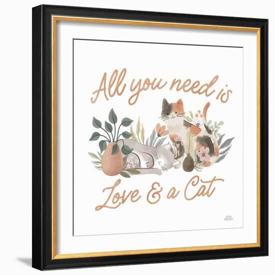 Garden Friends IV-Laura Marshall-Framed Art Print