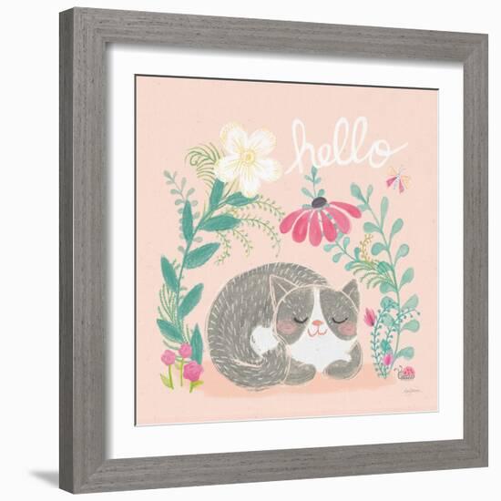 Garden Friends VI-Mary Urban-Framed Art Print