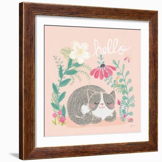 Garden Friends VI-Mary Urban-Framed Art Print