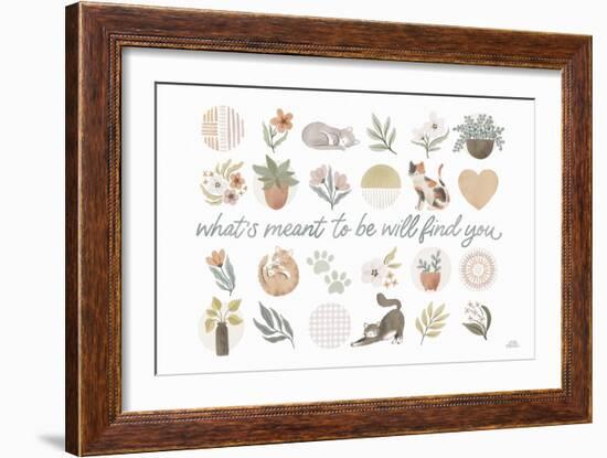 Garden Friends VI-Laura Marshall-Framed Art Print