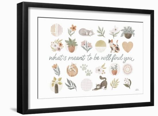 Garden Friends VI-Laura Marshall-Framed Art Print