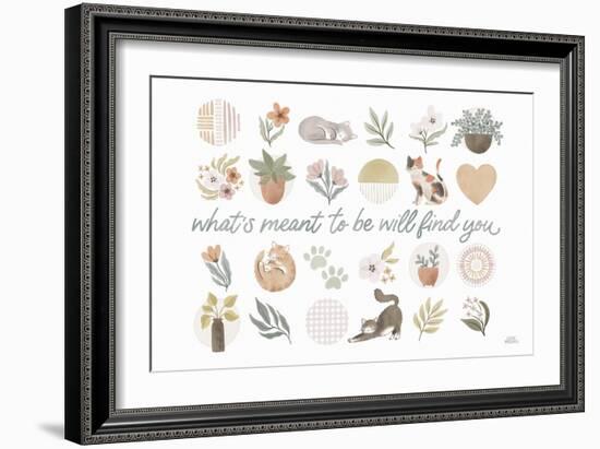 Garden Friends VI-Laura Marshall-Framed Art Print