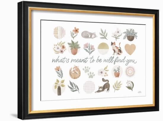 Garden Friends VI-Laura Marshall-Framed Art Print