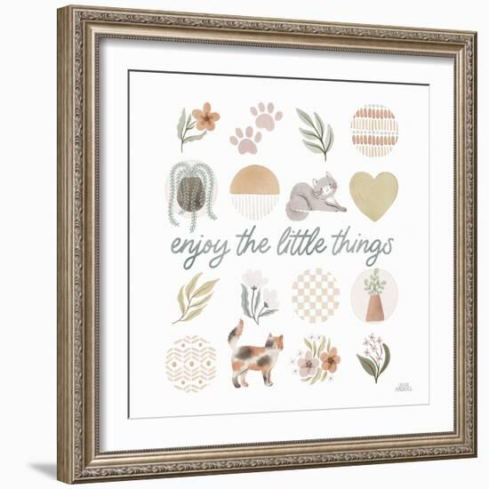 Garden Friends VIII-Laura Marshall-Framed Art Print