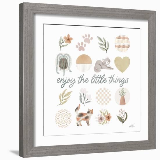 Garden Friends VIII-Laura Marshall-Framed Art Print