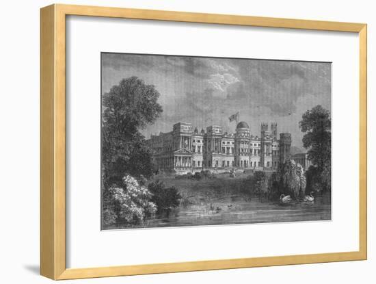 Garden front of Buckingham Palace, Westminster, London, c1875 (1878)-Unknown-Framed Giclee Print