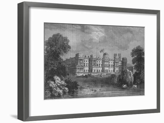 Garden front of Buckingham Palace, Westminster, London, c1875 (1878)-Unknown-Framed Giclee Print