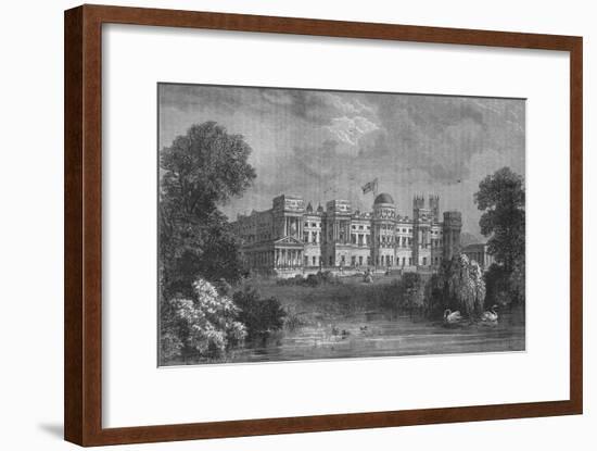 Garden front of Buckingham Palace, Westminster, London, c1875 (1878)-Unknown-Framed Giclee Print