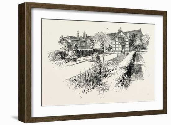 Garden Front of the House in Which Shakespeare Was Born-null-Framed Giclee Print