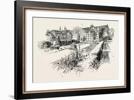 Garden Front of the House in Which Shakespeare Was Born-null-Framed Giclee Print