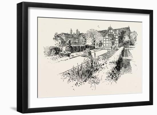 Garden Front of the House in Which Shakespeare Was Born-null-Framed Giclee Print