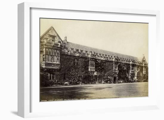 Garden Front, St John's College, Oxford, Oxfordshire, Late 19th or Early 20th Century-null-Framed Giclee Print