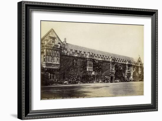 Garden Front, St John's College, Oxford, Oxfordshire, Late 19th or Early 20th Century-null-Framed Giclee Print