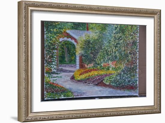 Garden Gate, 2004, (Oil on Canvas)-Anthony Butera-Framed Giclee Print