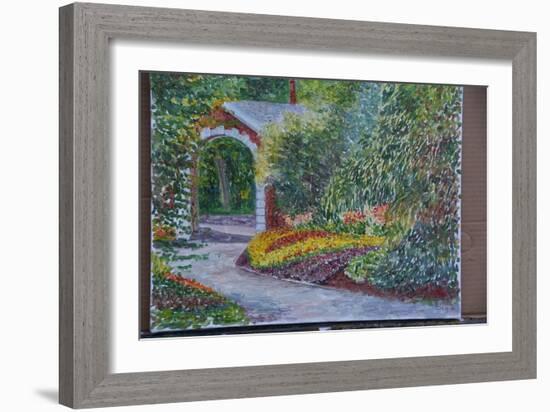 Garden Gate, 2004, (Oil on Canvas)-Anthony Butera-Framed Giclee Print