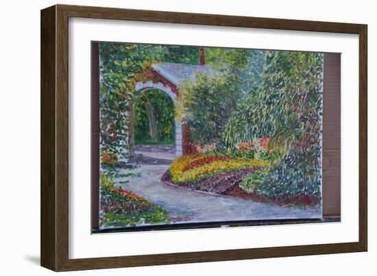 Garden Gate, 2004, (Oil on Canvas)-Anthony Butera-Framed Giclee Print