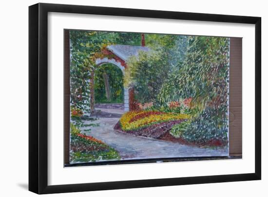 Garden Gate, 2004, (Oil on Canvas)-Anthony Butera-Framed Giclee Print