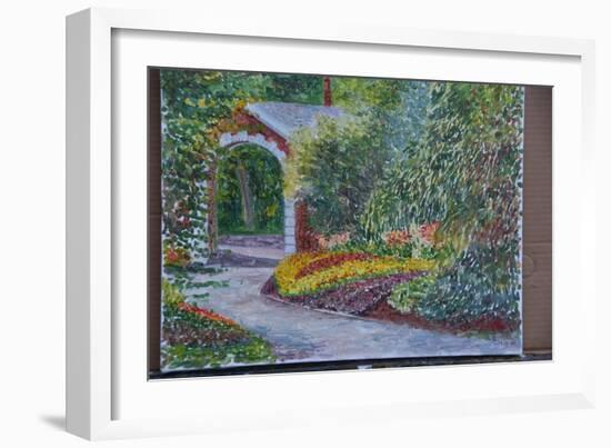 Garden Gate, 2004, (Oil on Canvas)-Anthony Butera-Framed Giclee Print