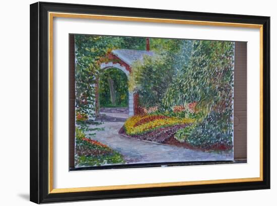 Garden Gate, 2004, (Oil on Canvas)-Anthony Butera-Framed Giclee Print