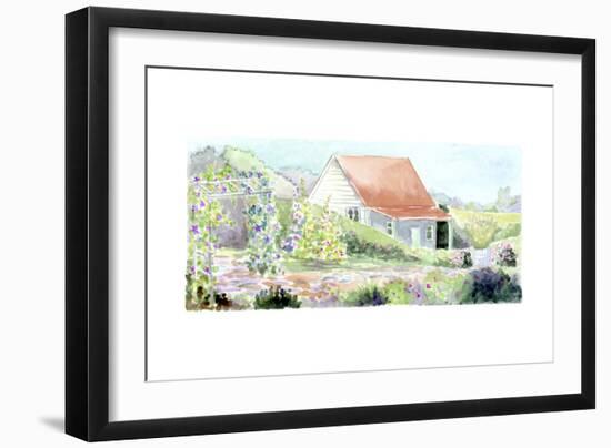 Garden Gate-Jennifer Zsolt-Framed Giclee Print