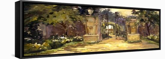 Garden Gate-Allayn Stevens-Framed Stretched Canvas