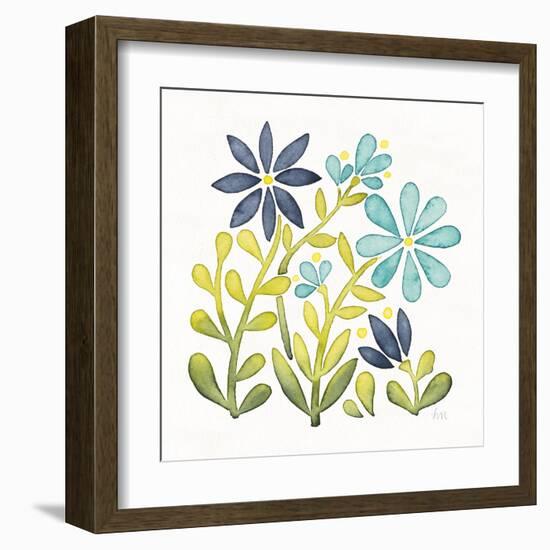 Garden Getaway Flowers II-Laura Marshall-Framed Art Print