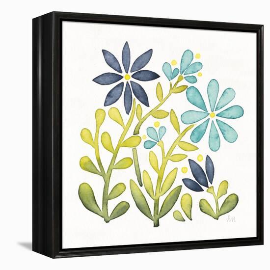 Garden Getaway Flowers II-Laura Marshall-Framed Stretched Canvas