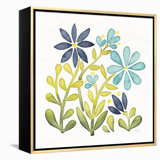 Garden Getaway Flowers II-Laura Marshall-Framed Stretched Canvas