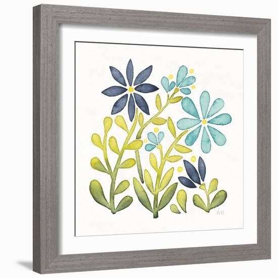 Garden Getaway Flowers II-Laura Marshall-Framed Art Print