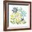 Garden Getaway Flowers II-Laura Marshall-Framed Art Print