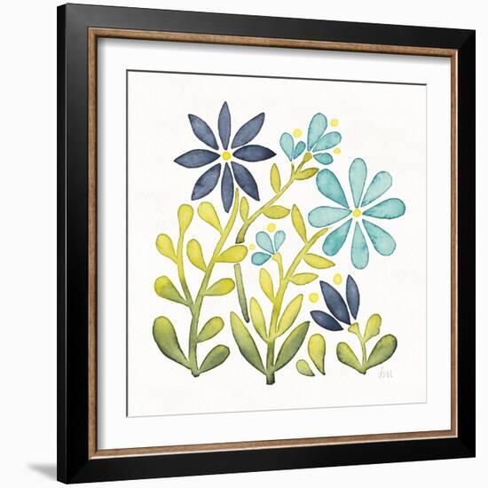 Garden Getaway Flowers II-Laura Marshall-Framed Art Print