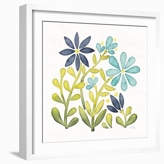 Garden Getaway Flowers II-Laura Marshall-Framed Art Print