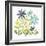 Garden Getaway Flowers II-Laura Marshall-Framed Art Print